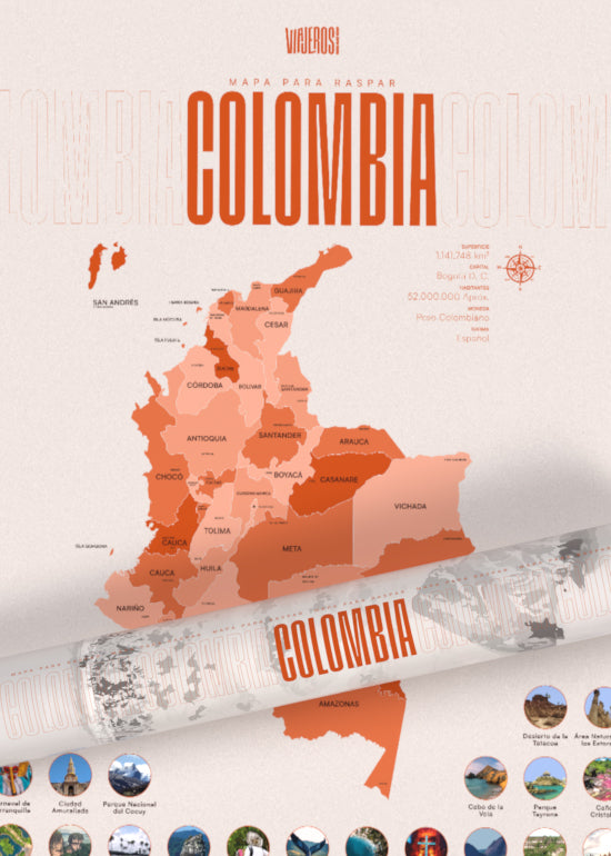 El Caminante: Mapa de Antioquia + 100 cosas que hacer en Antioquia + Mapa de Colombia