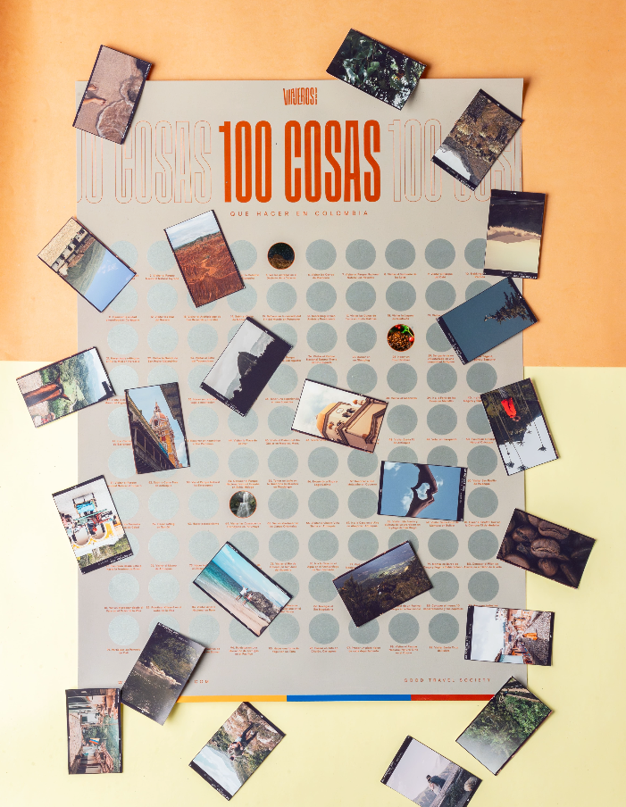 Poster 100 Cosas que hacer en Colombia Premium