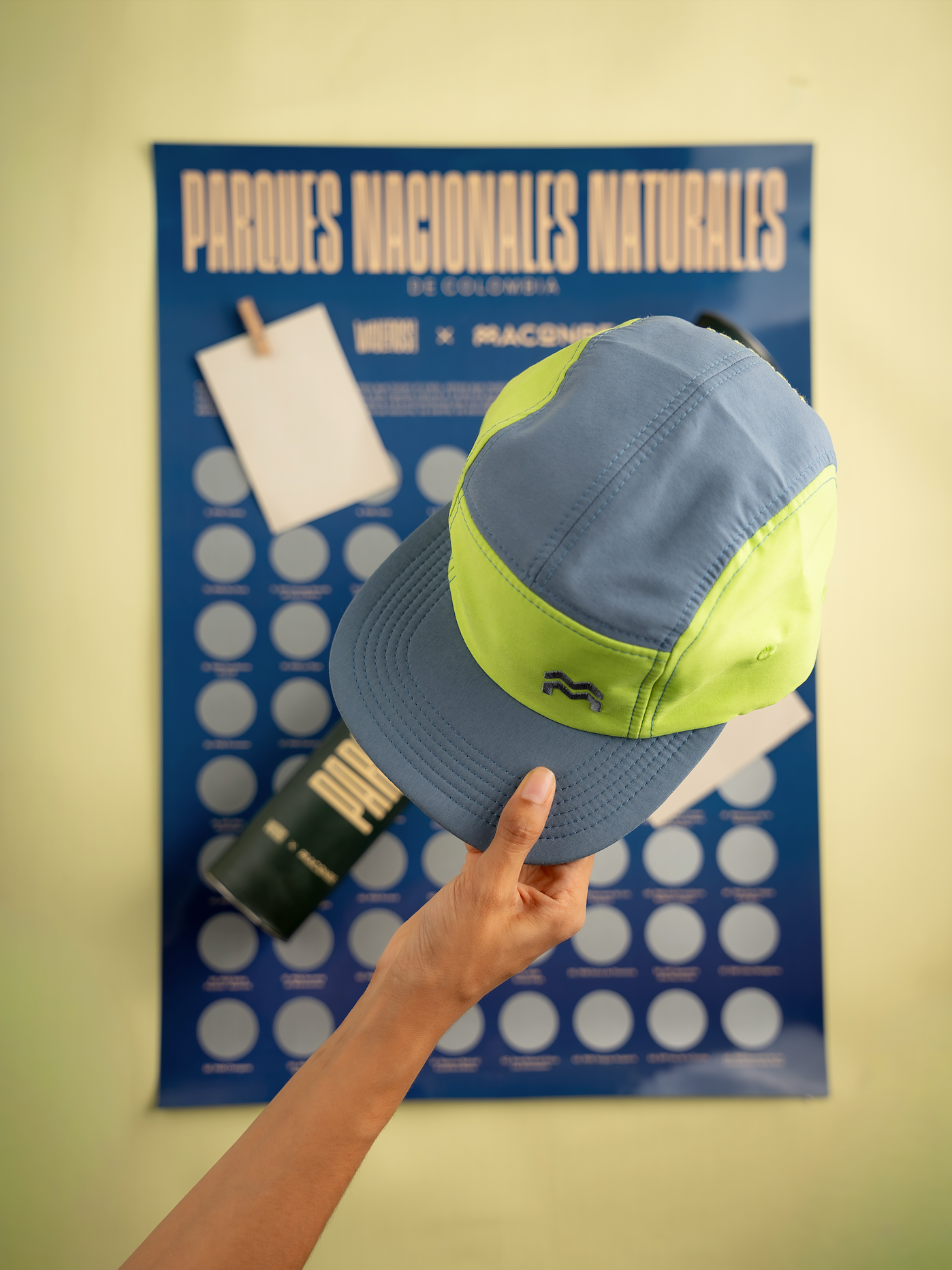 Poster raspable parques nacionales naturales de colombia Viajeros DyD x Maconbe