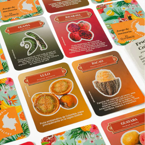 Juego de Memoria Frutas colombianas 🥭