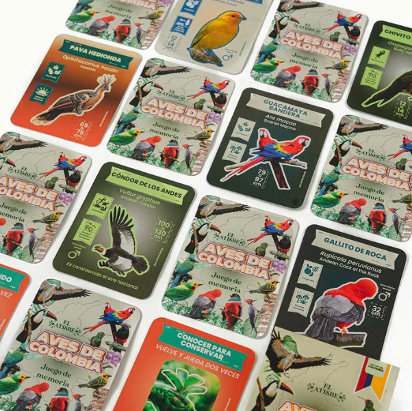 Juego de Memoria Aves de Colombia 🦅