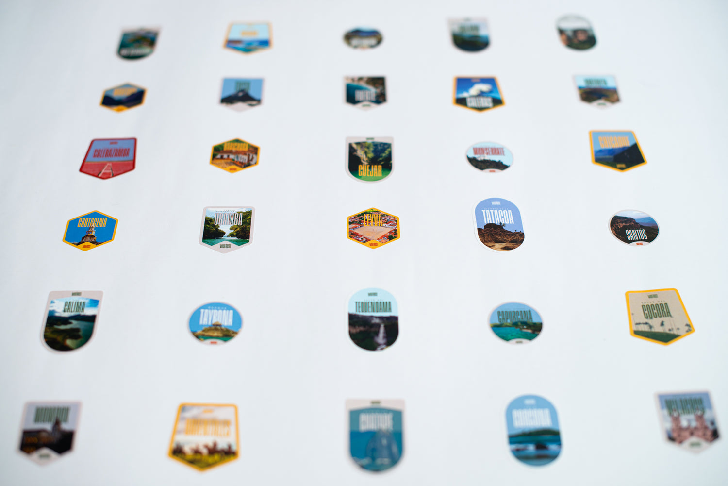 Pack de Stickers lugares de Colombia x 30 🇨🇴