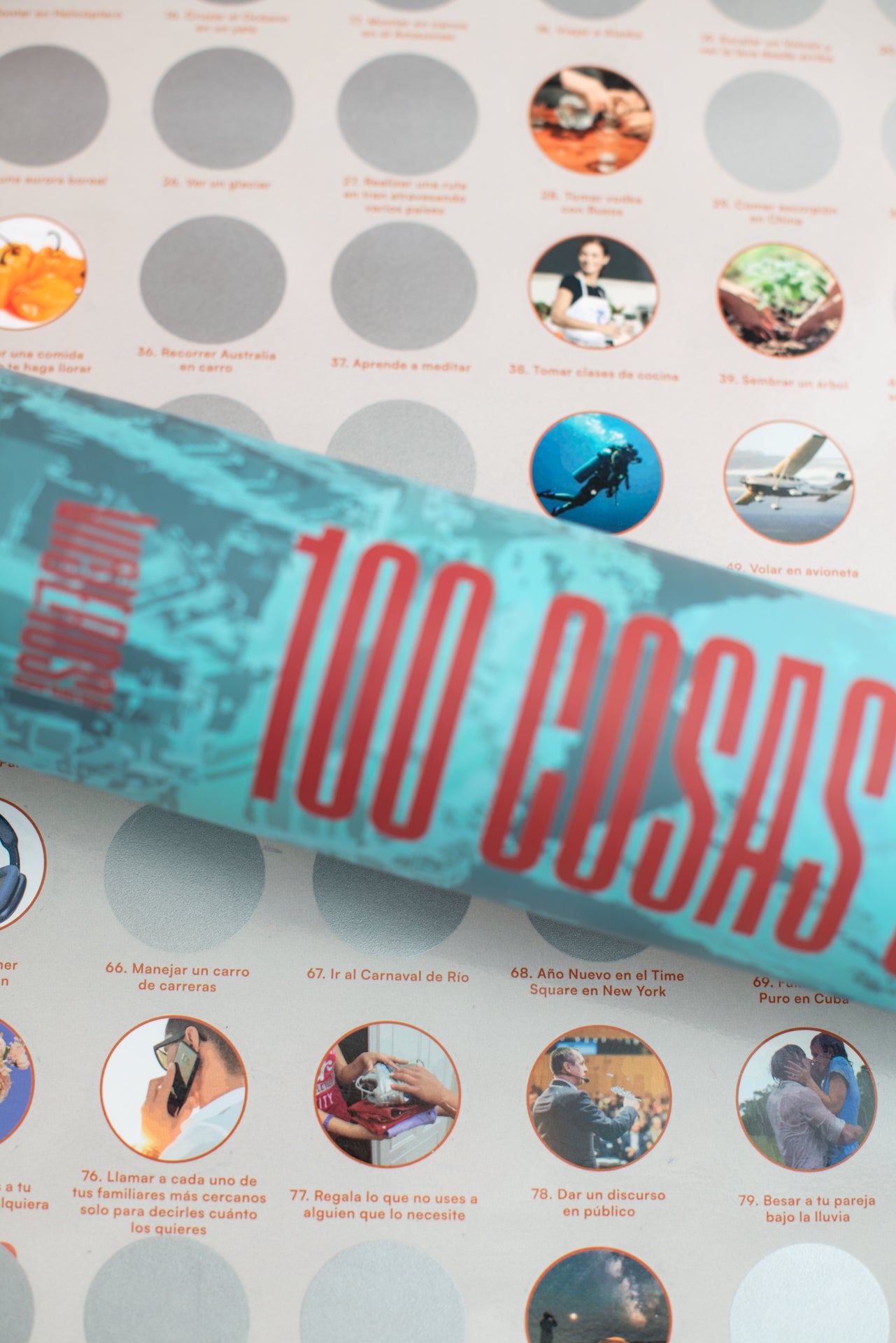 Poster 100 Cosas que hacer Antes de Morir