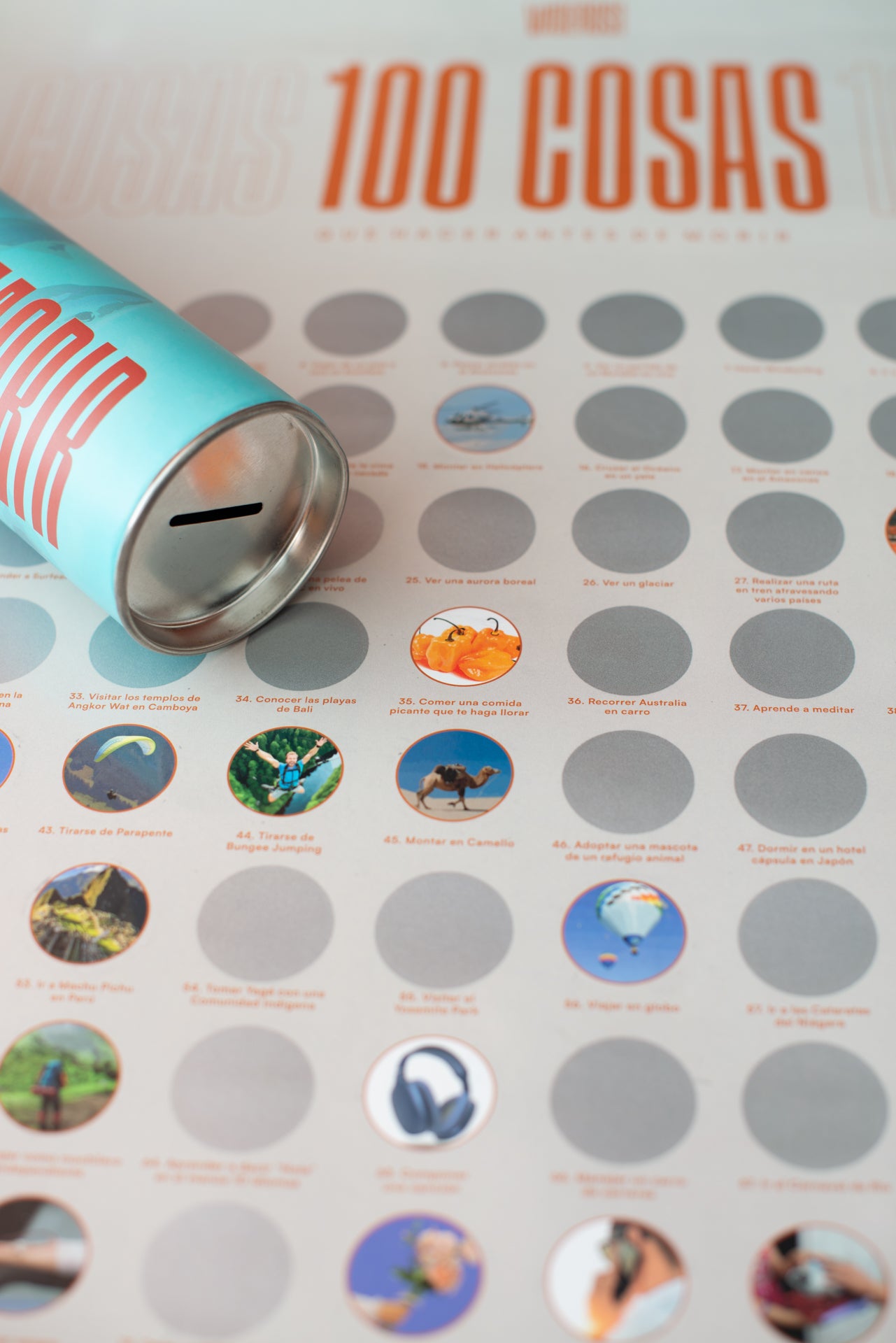 Coloaventura: Mapa de Colombia + Póster 100 Cosas que hacer Antes de Morir