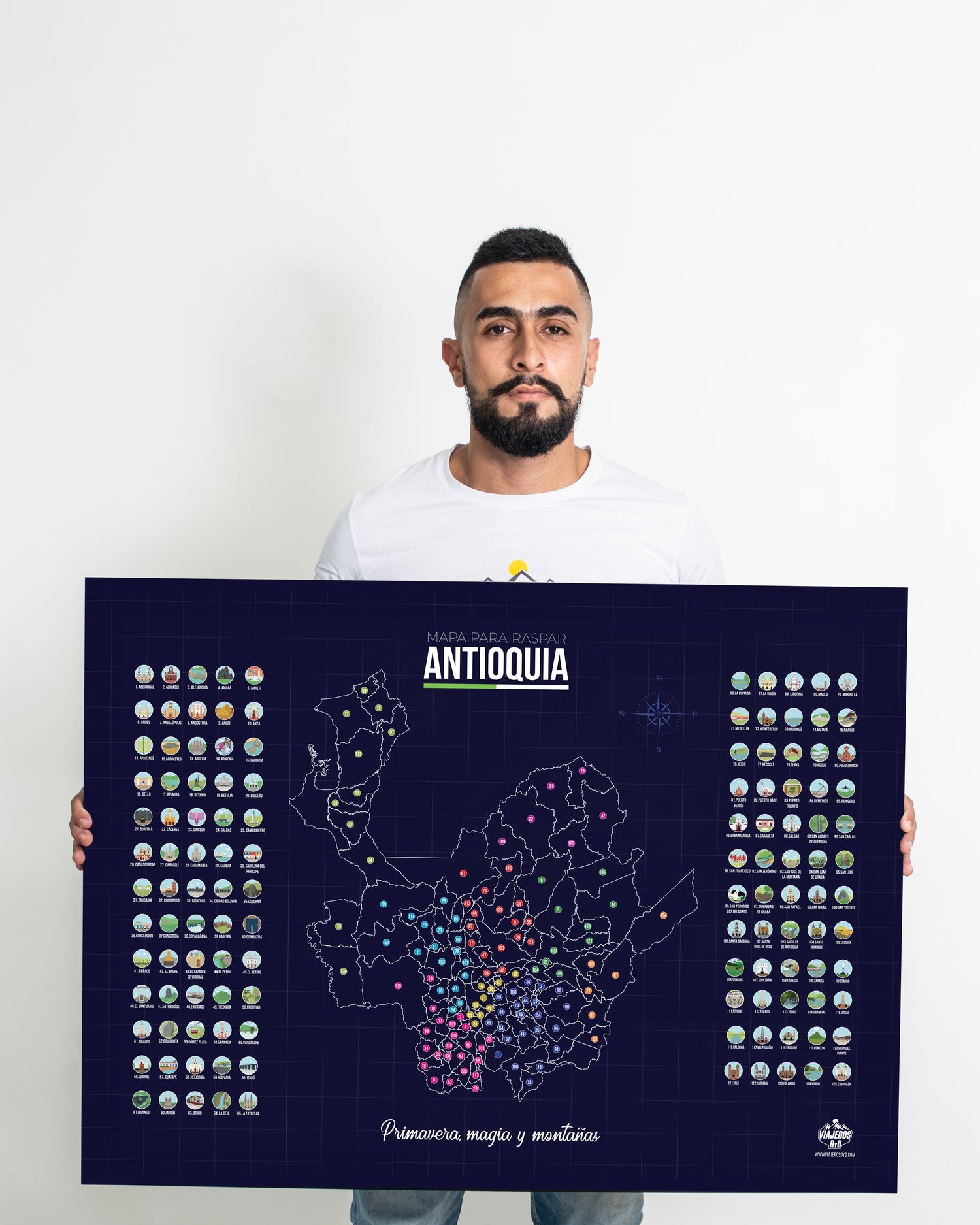 El Caminante: Mapa de Antioquia + 100 cosas que hacer en Antioquia + Mapa de Colombia