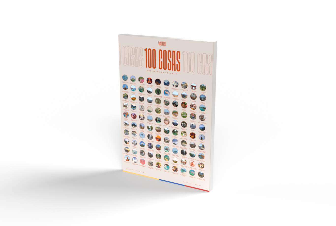 Poster 100 Cosas que hacer en Colombia Premium