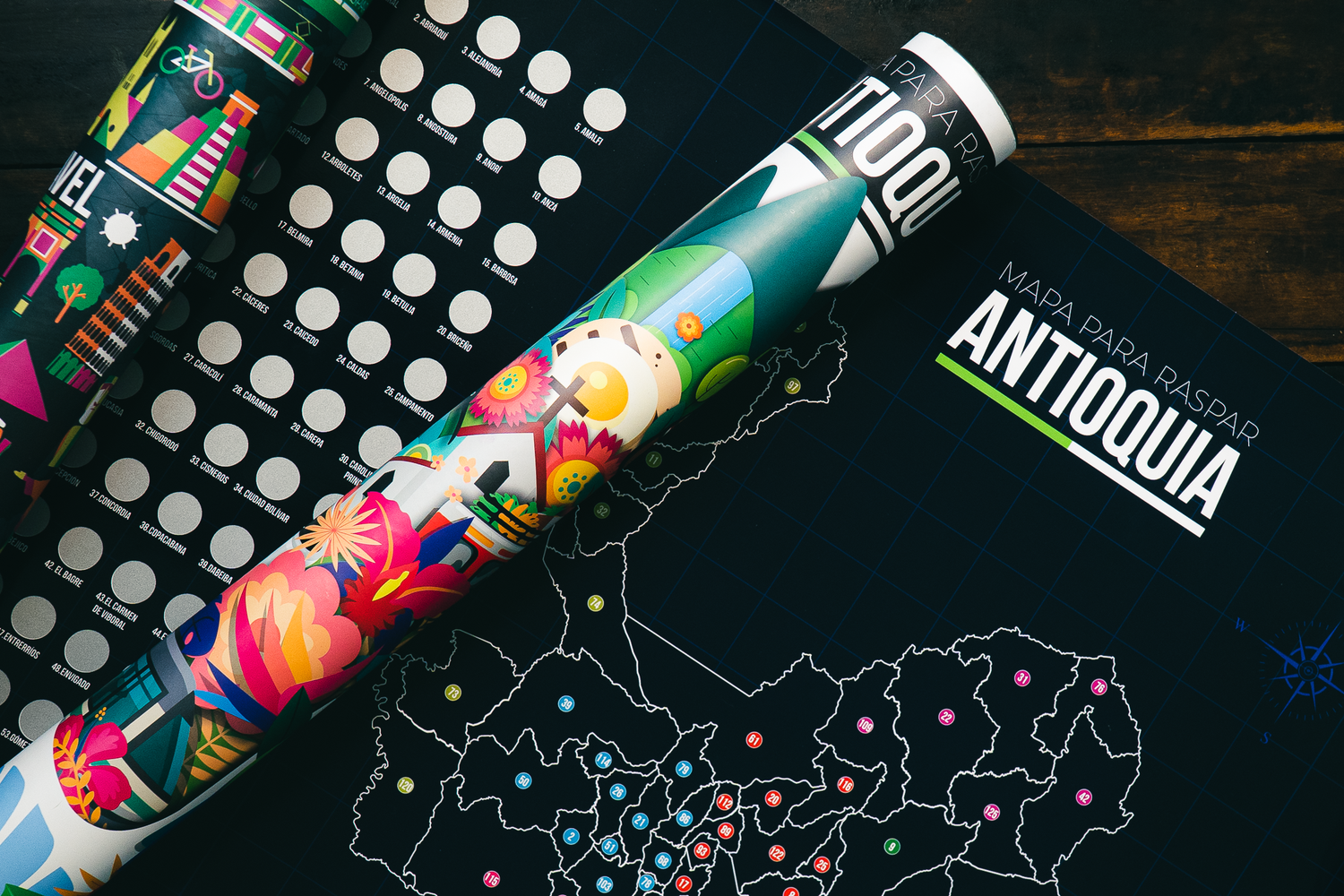 El Caminante: Mapa de Antioquia + 100 cosas que hacer en Antioquia + Mapa de Colombia