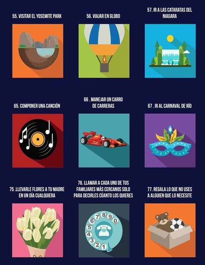 100 things to do before you die