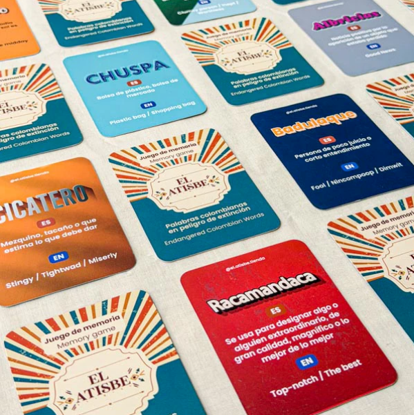 Juego de Memoria Palabras Colombianas 🧩