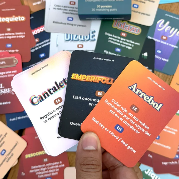 Juego de Memoria Palabras Colombianas 🧩