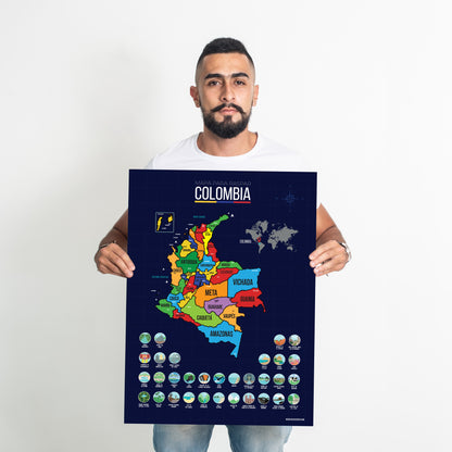 El Colomviajero: Mapa Colombia + 100 Cosas en Colombia