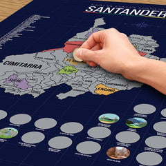 mapa de santander para raspar